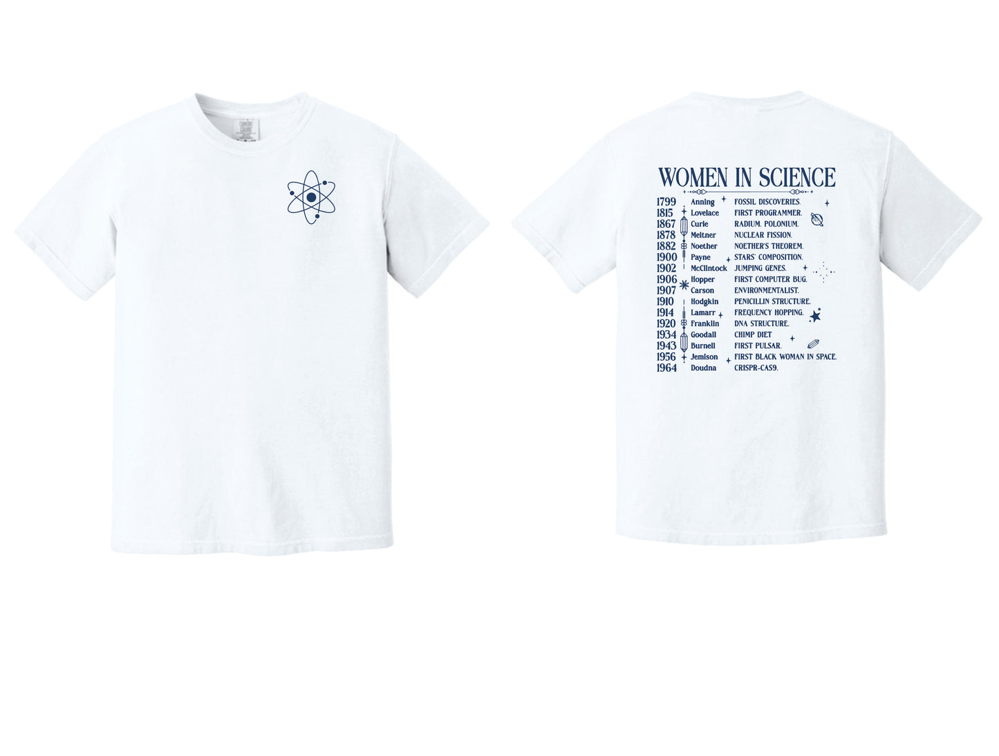 Comfort Colors Short Sleeve Women in Science