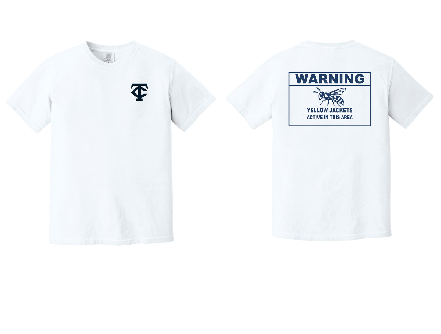 Comfort Colors Short Sleeve Warning