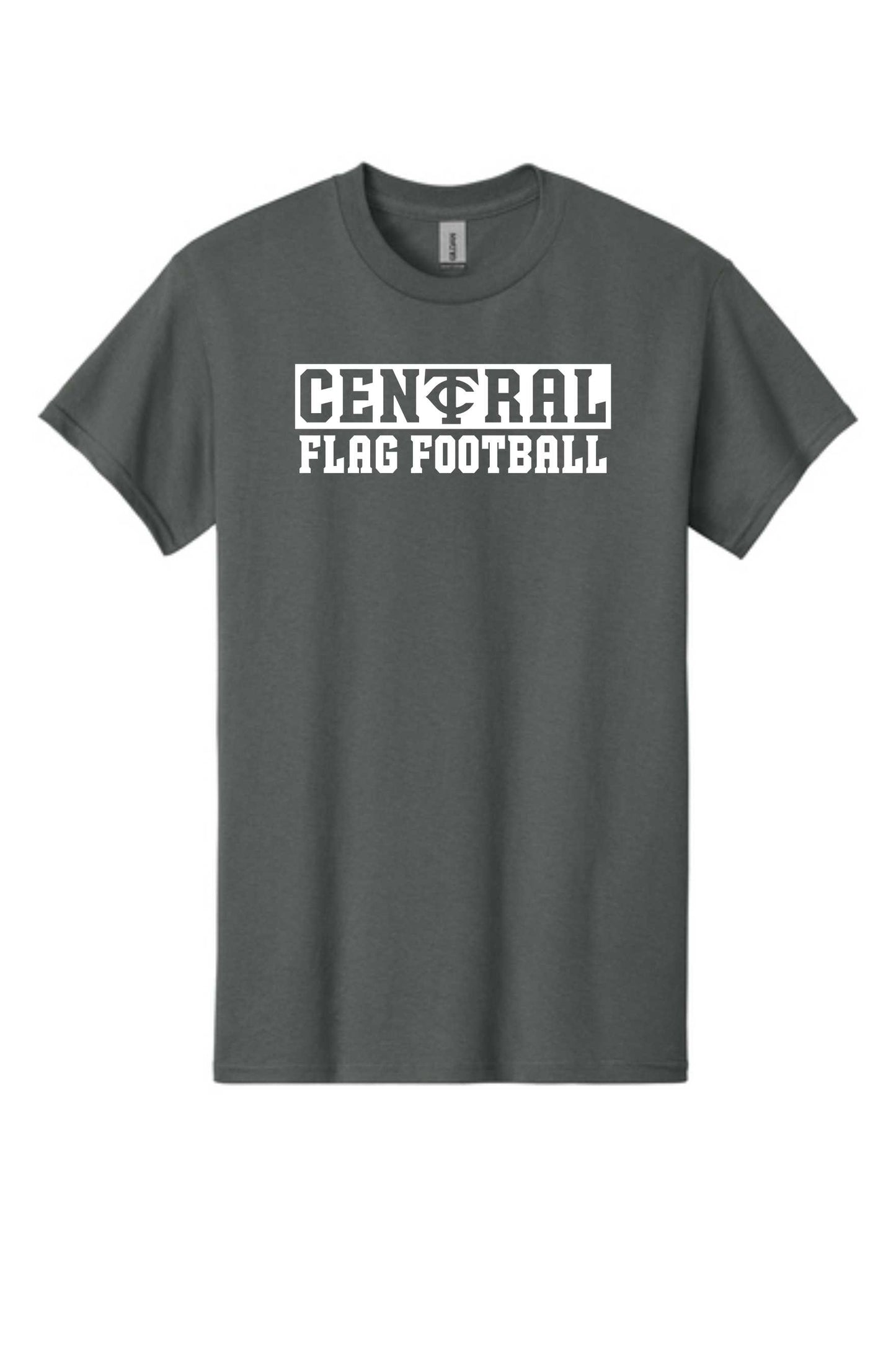 Cotton Short Sleeve Central Flag Football