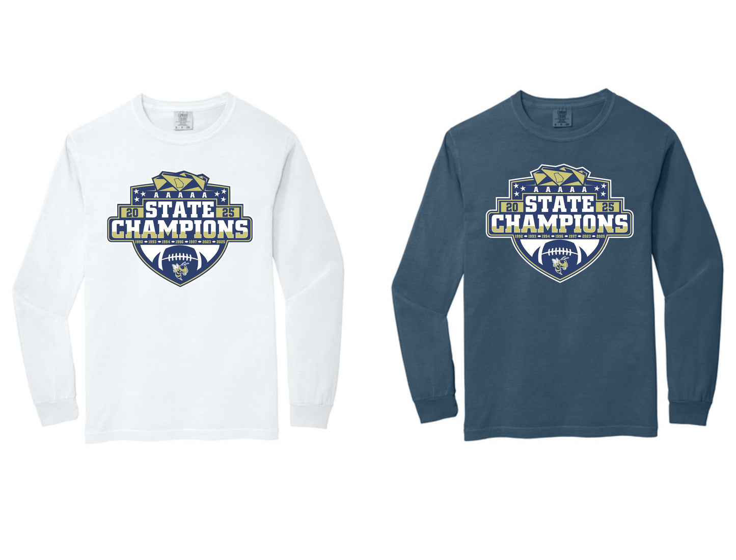 2025 State Champ Long Sleeve Comfort Colors