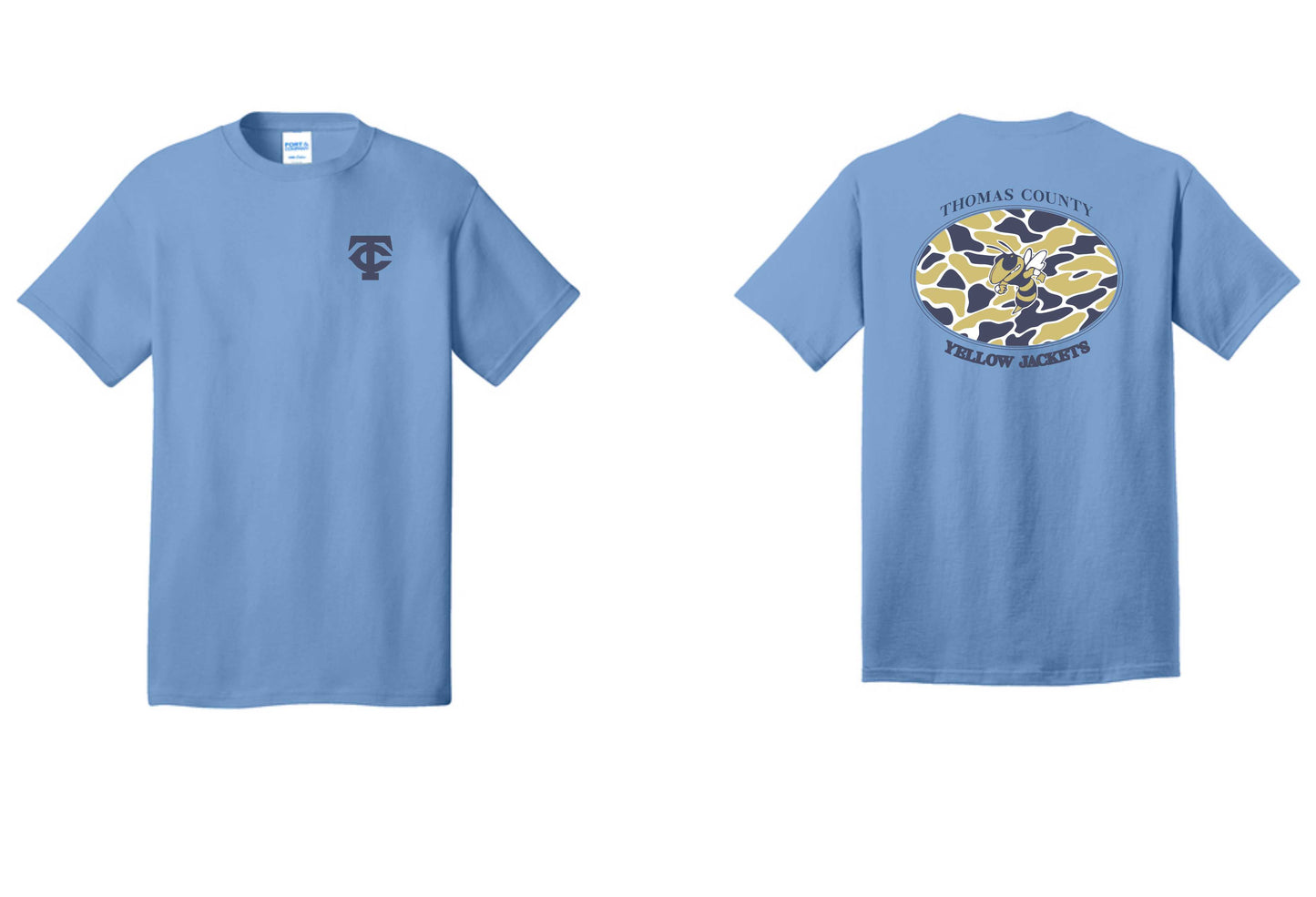 Cotton Short Sleeve Camo