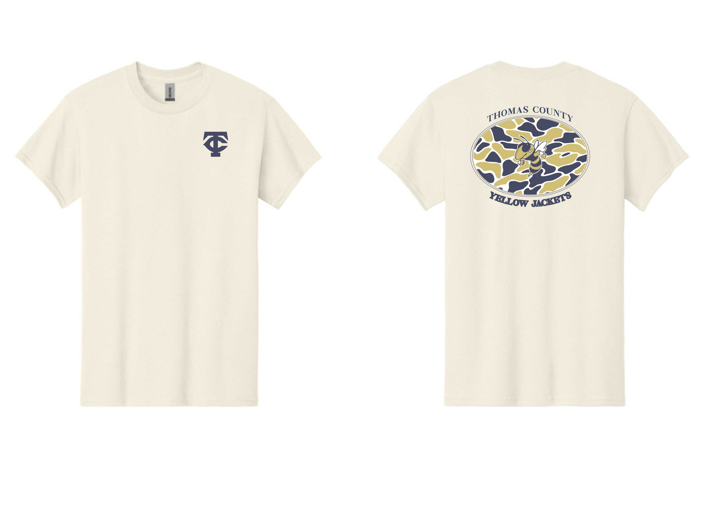 Cotton Short Sleeve Camo