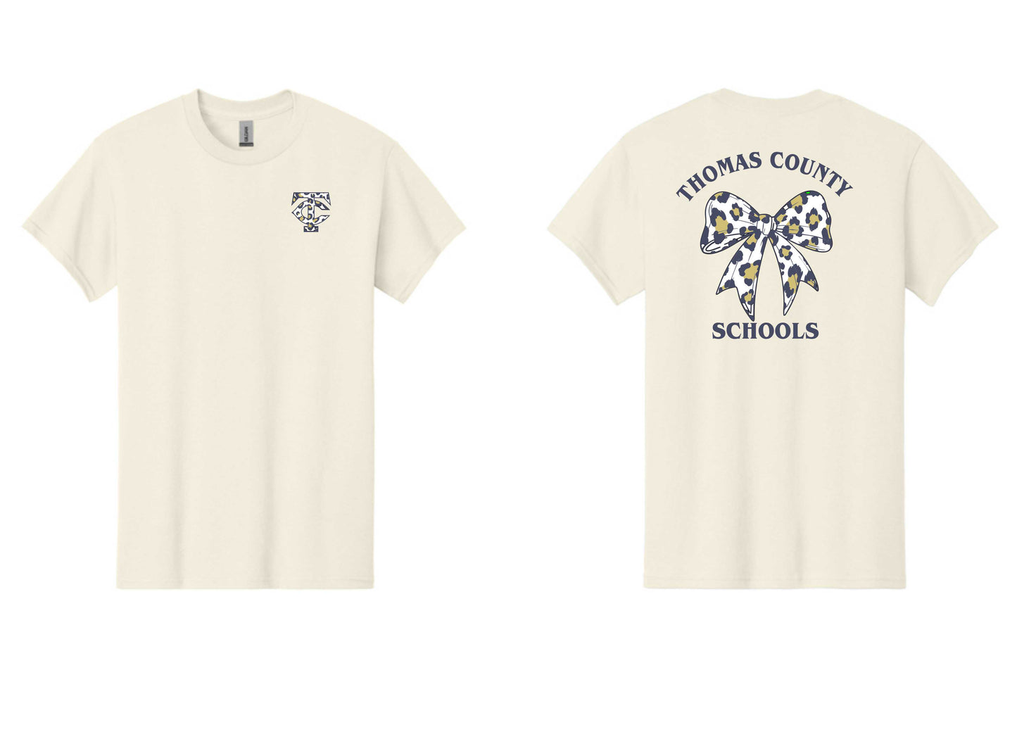 Cotton Short Sleeve Cheetah