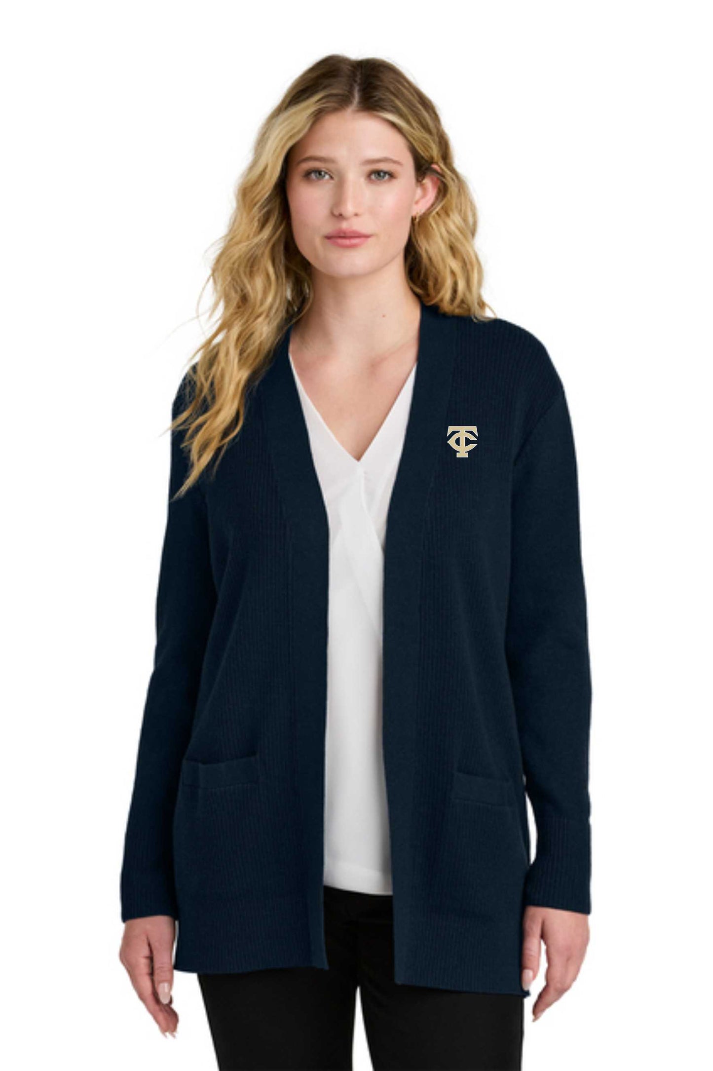 Women’s Easy Care Open-Front Cardigan Sweater with TC-LSW2890