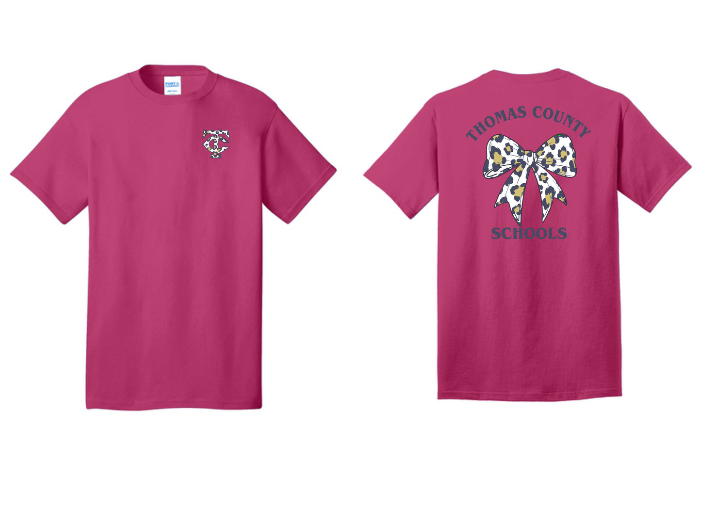 Cotton Short Sleeve Cheetah