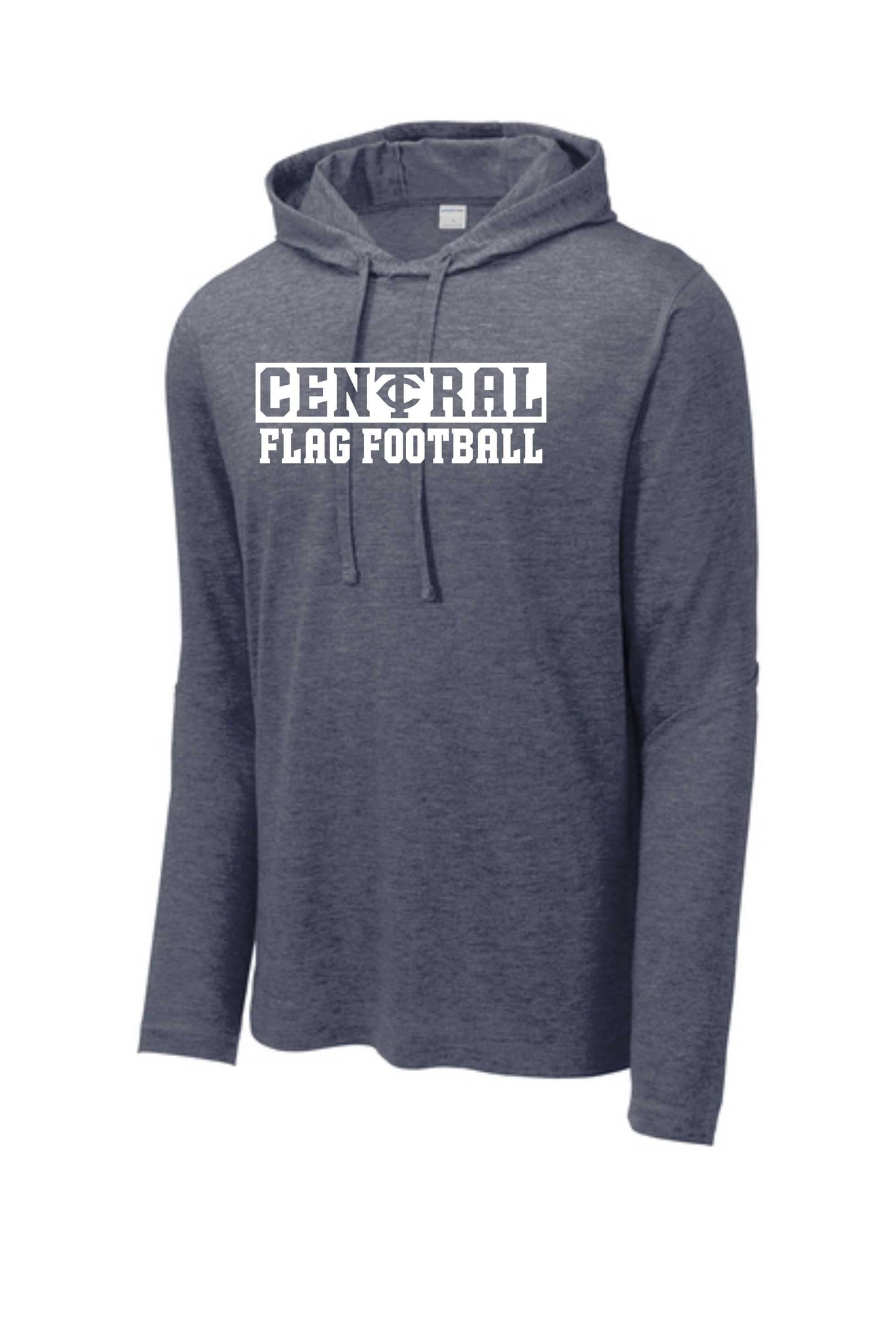 Lightweight Hoodie Long Sleeve Central Flag Football
