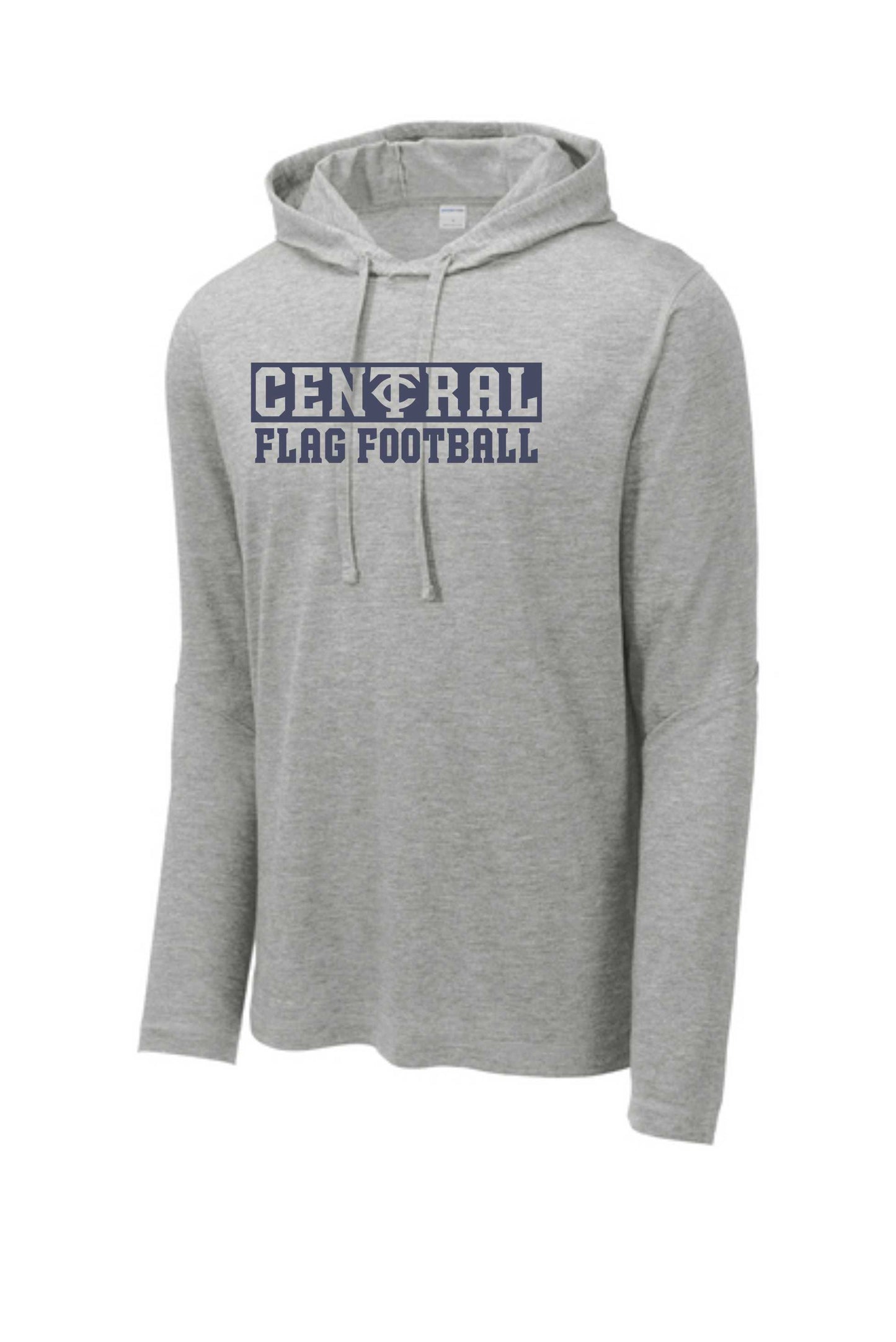 Lightweight Hoodie Long Sleeve Central Flag Football