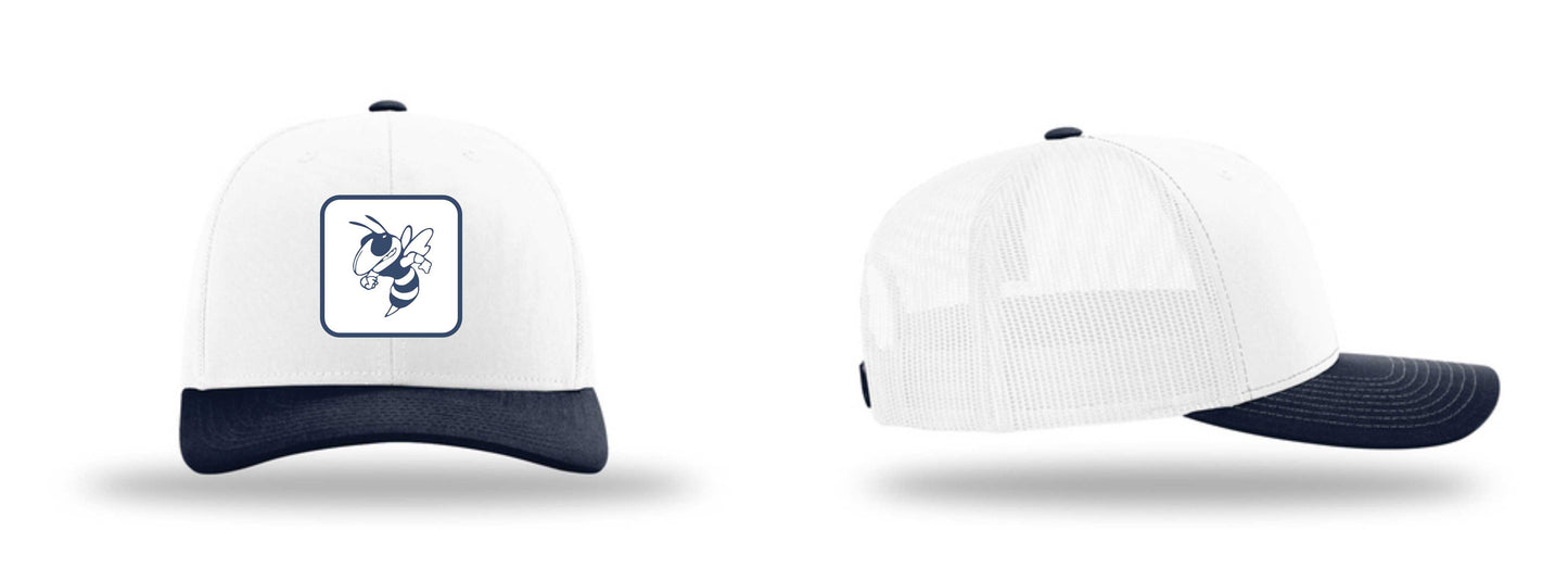 Richardon 112 with Yellow Jacket embroidered on square patch