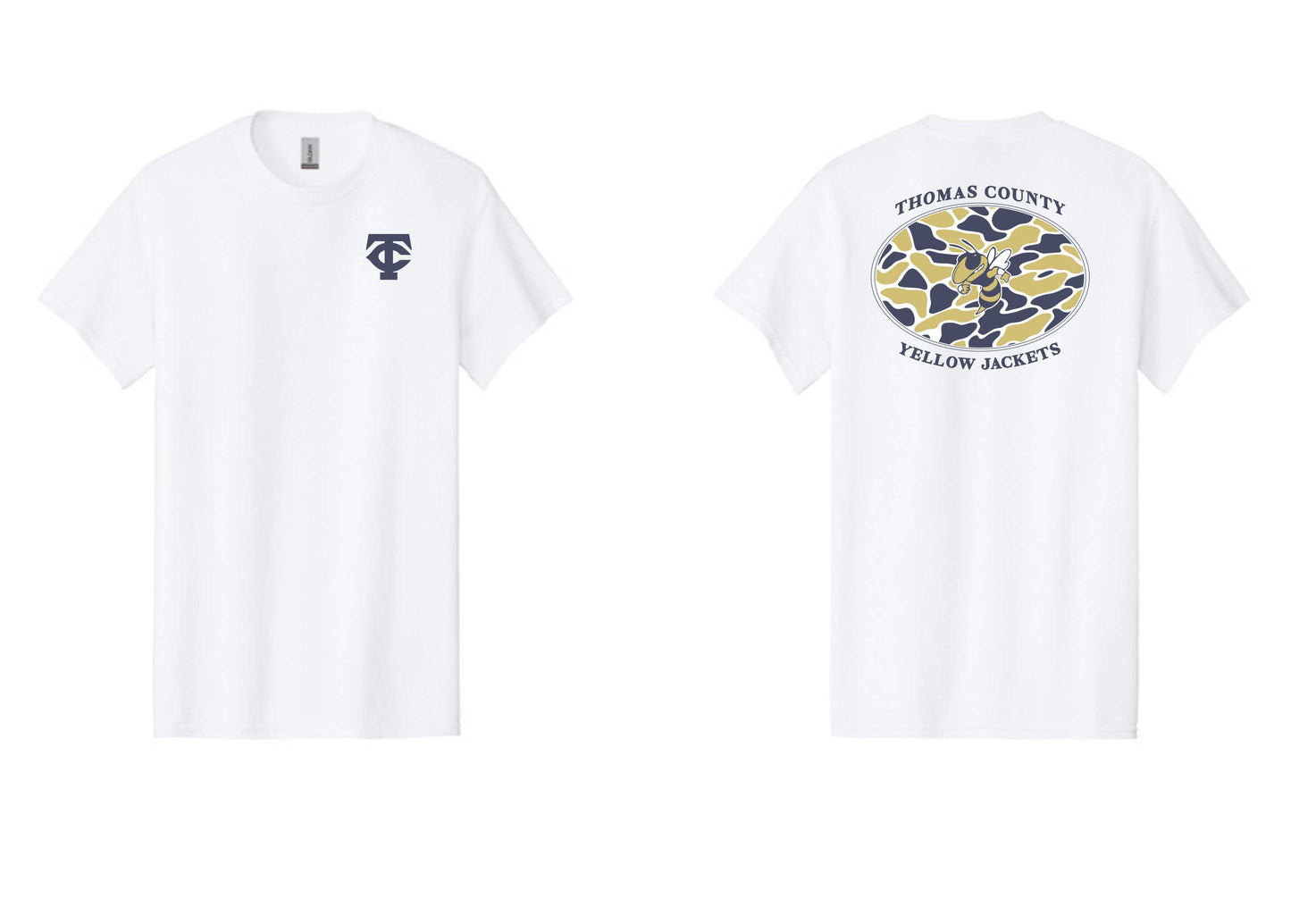 Cotton Short Sleeve Camo