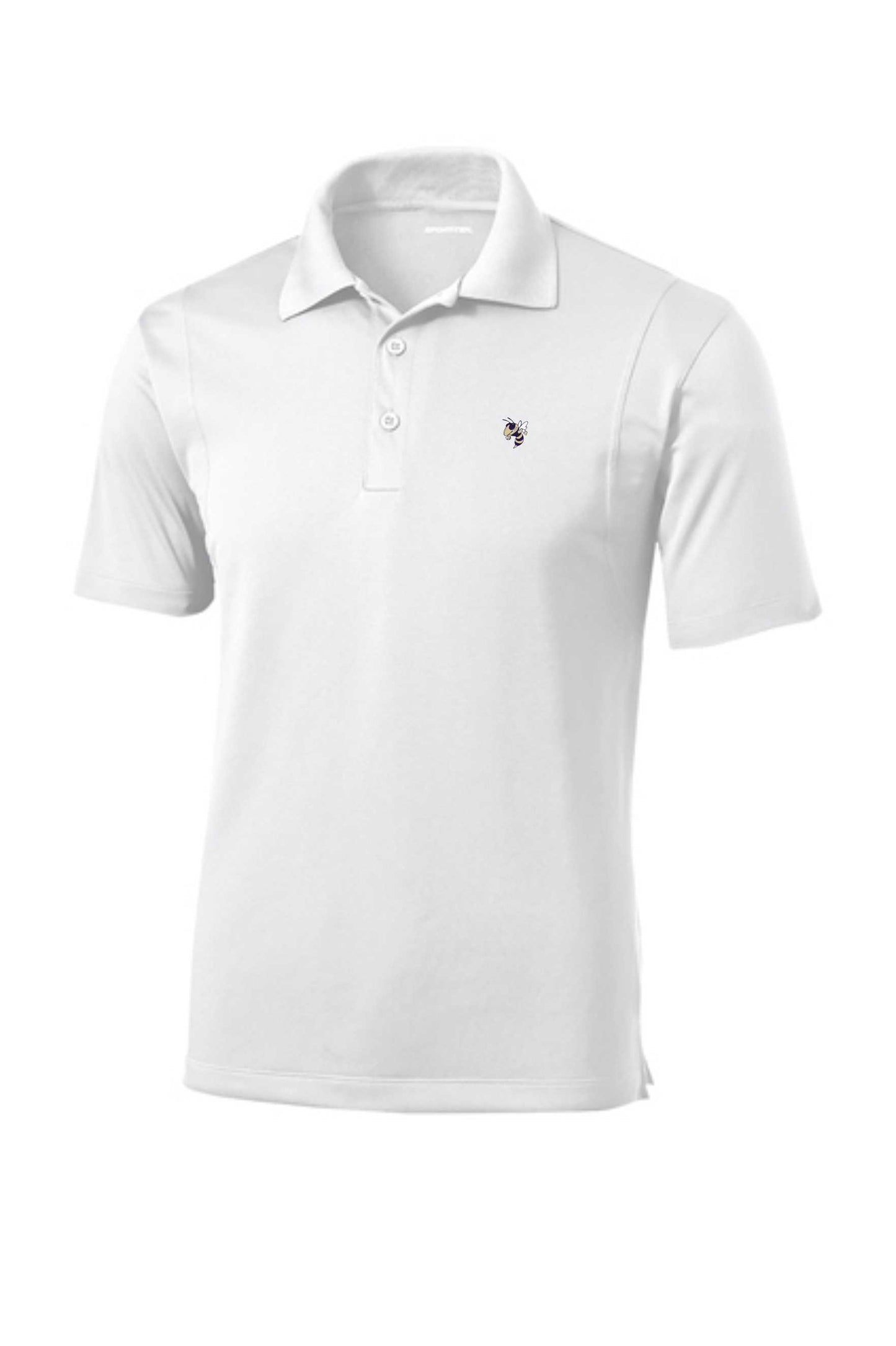 Dri Fit Polo with small Yellow Jacket