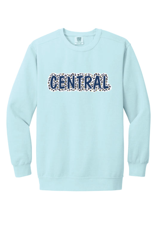 Comfort Colors Sweatshirt Leopard Central