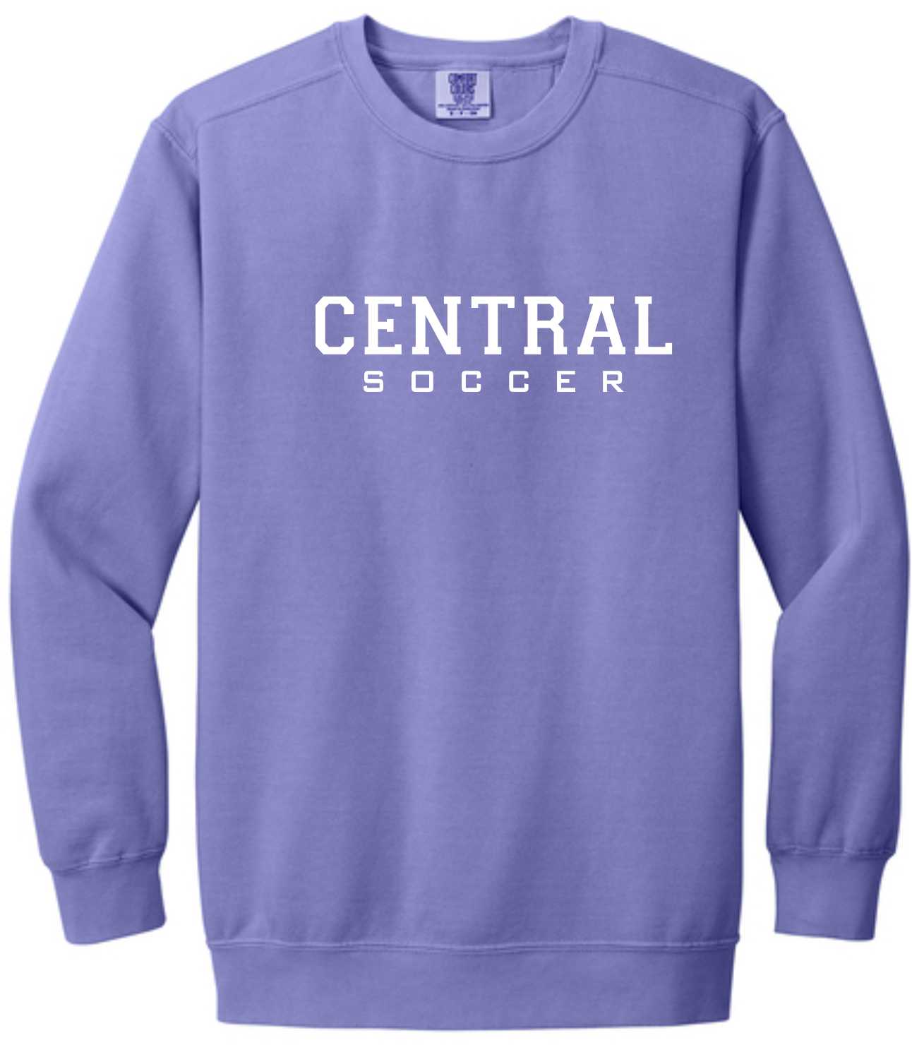 Comfort Colors Sweatshirt Central Soccer