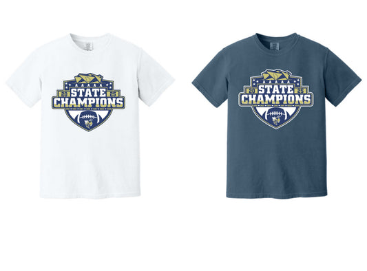 2025 State Champs Cotton Short Sleeve Comfort Colors