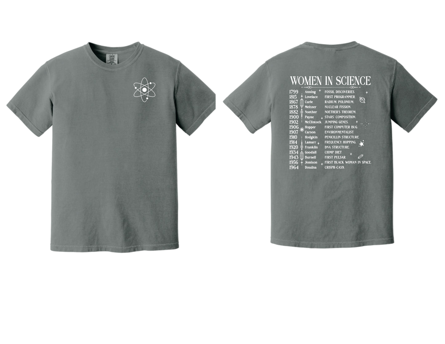 Comfort Colors Short Sleeve Women in Science