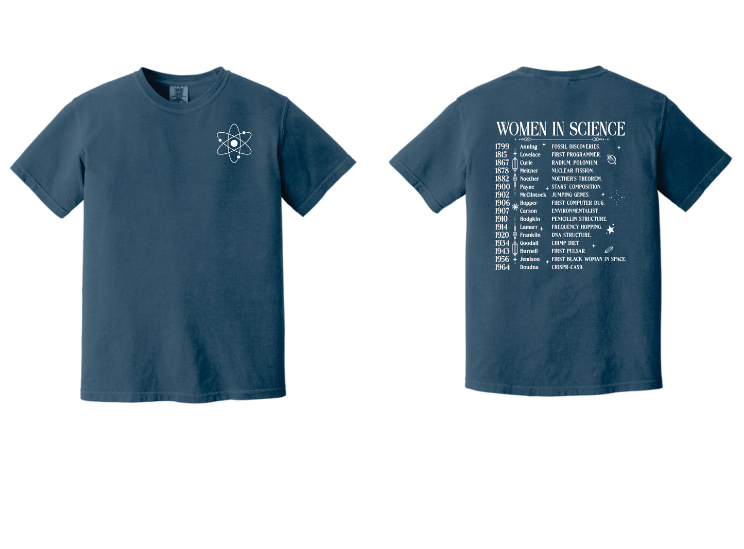 Comfort Colors Short Sleeve Women in Science