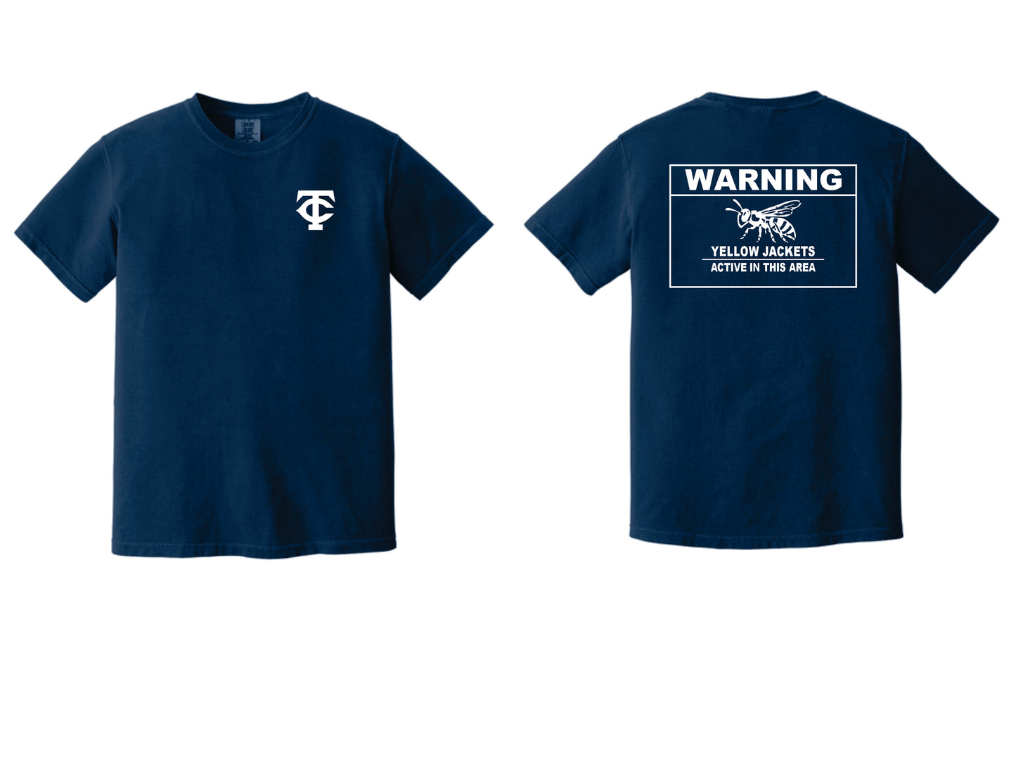 Comfort Colors Short Sleeve Warning