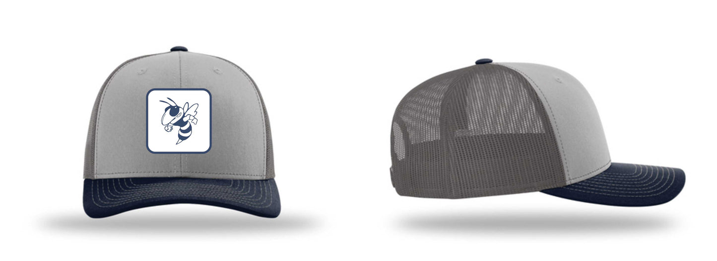 Richardon 112 with Yellow Jacket embroidered on square patch