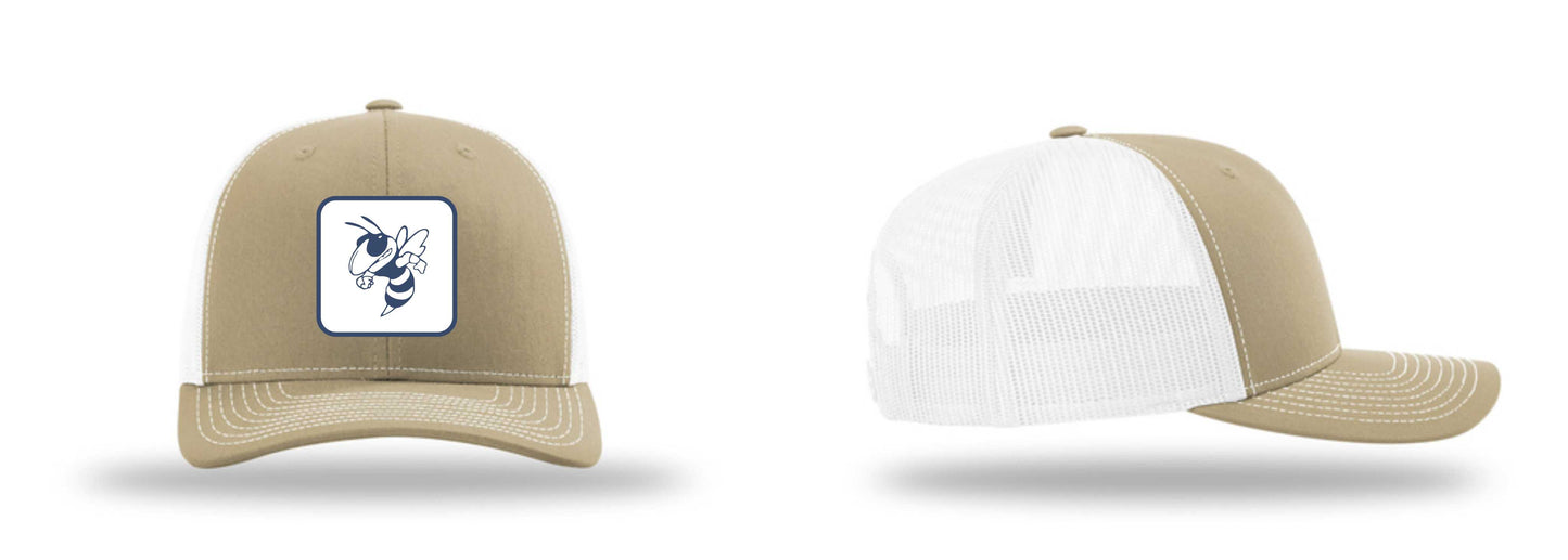 Richardon 112 with Yellow Jacket embroidered on square patch