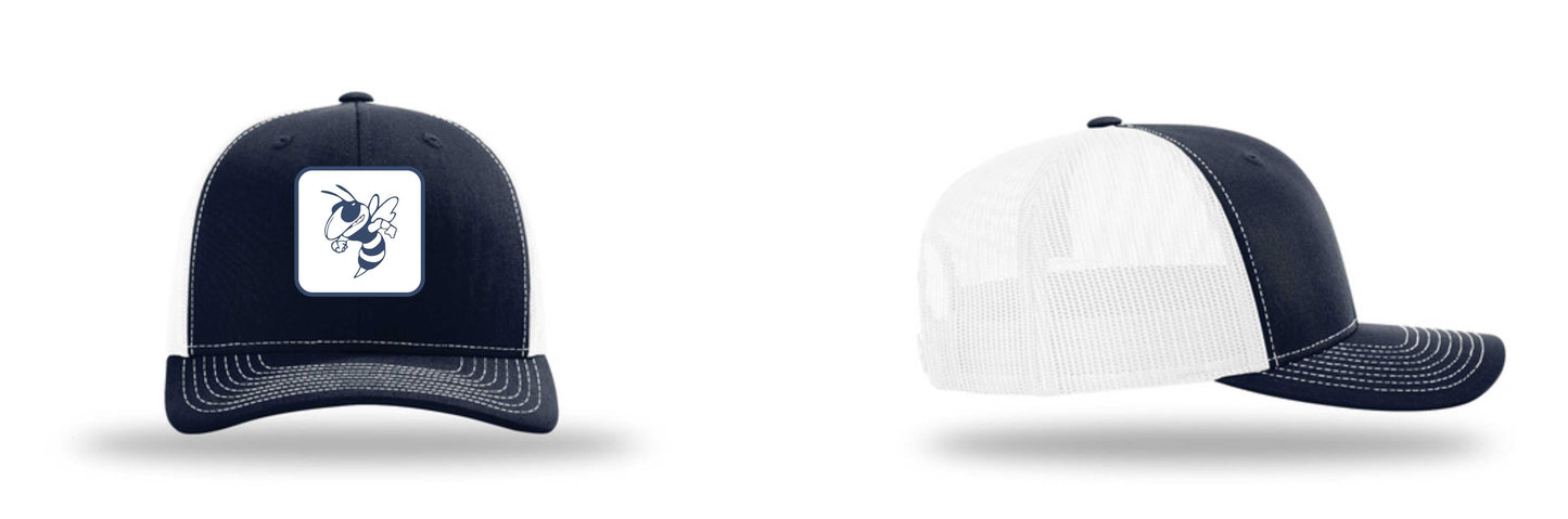 Richardon 112 with Yellow Jacket embroidered on square patch