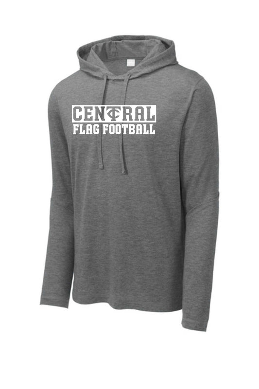 Lightweight Hoodie Long Sleeve Central Flag Football